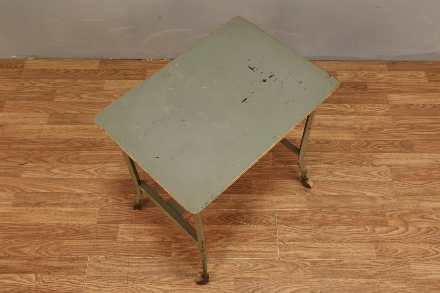 Rustic Celadon Typewriter Table