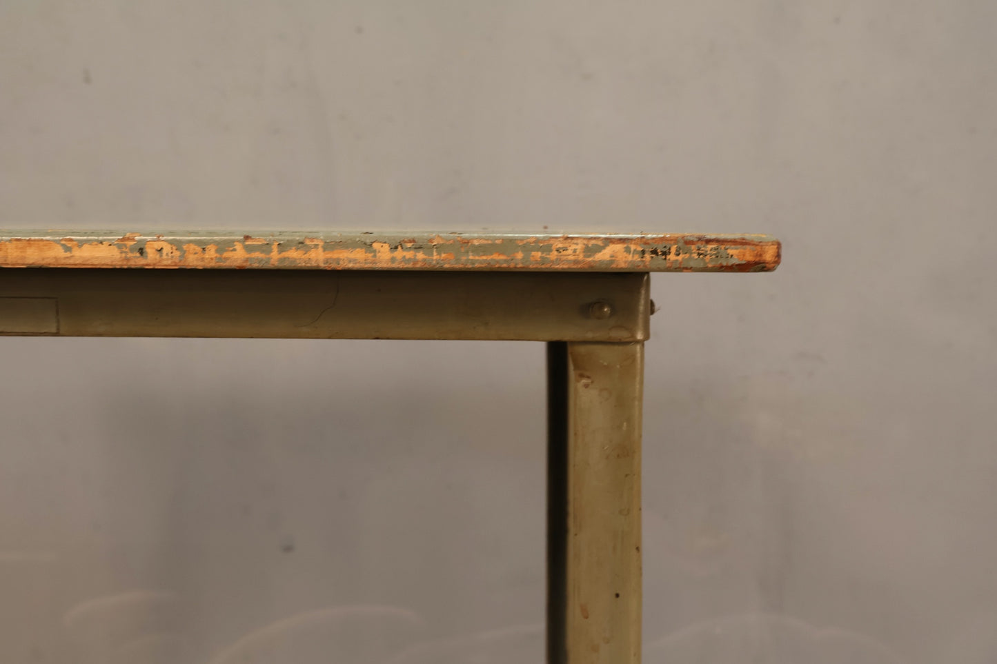 Rustic Celadon Typewriter Table