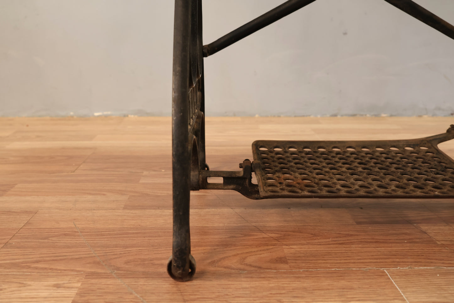 Iron & Enamel Sewing Machine Table