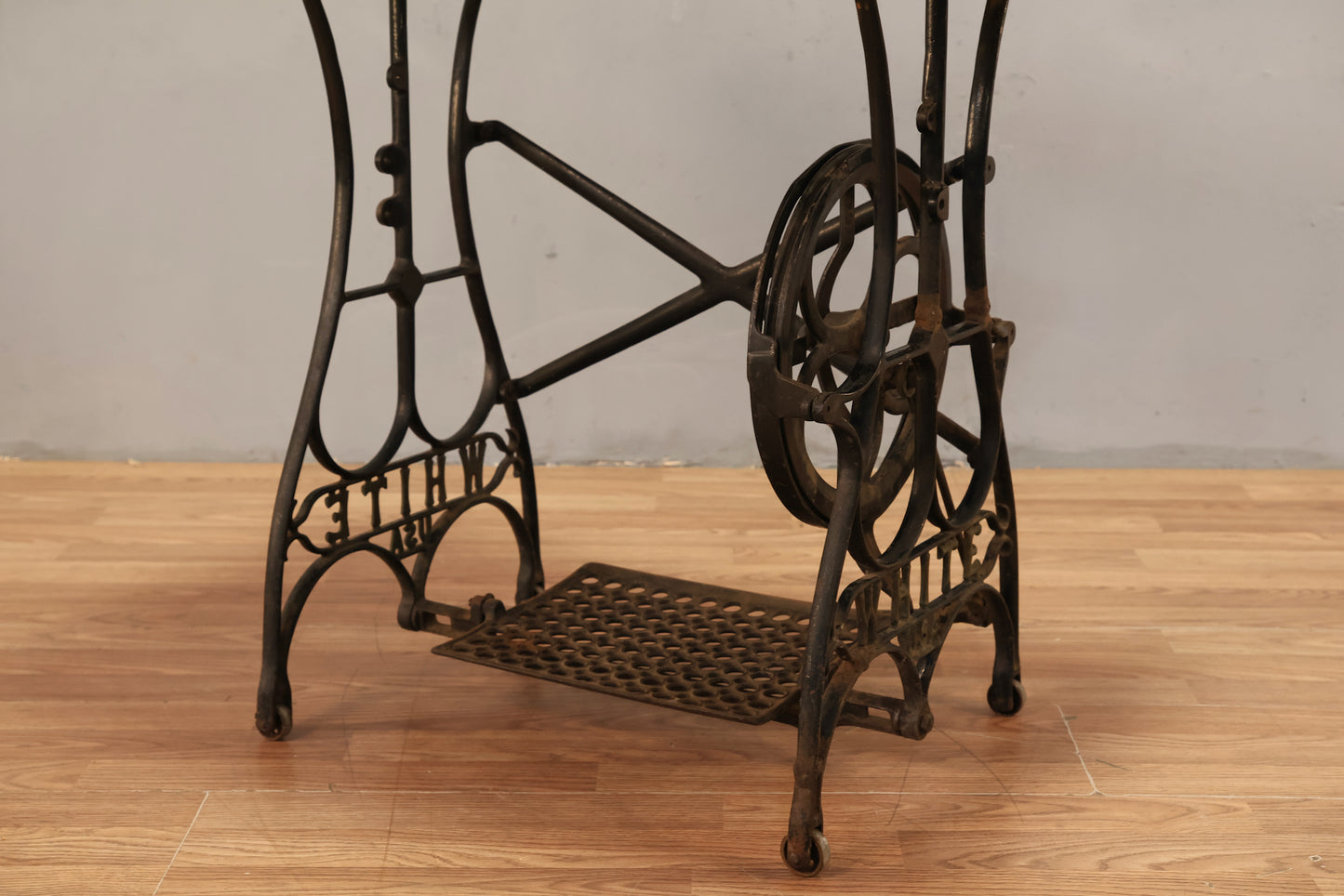 Iron & Enamel Sewing Machine Table