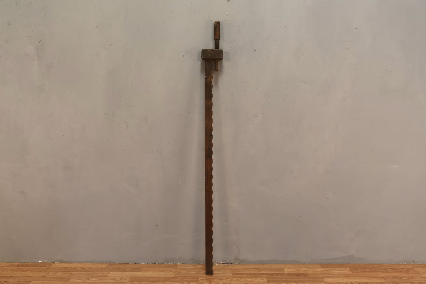Large Rustic Wooden Clamp C