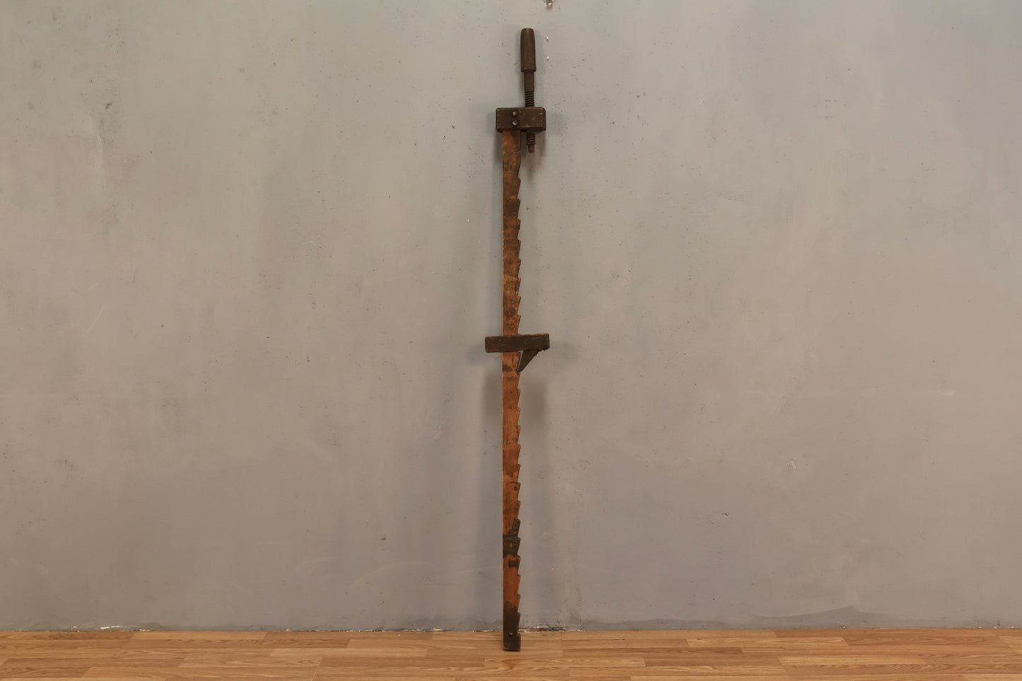 Large Rustic Wooden Clamp D