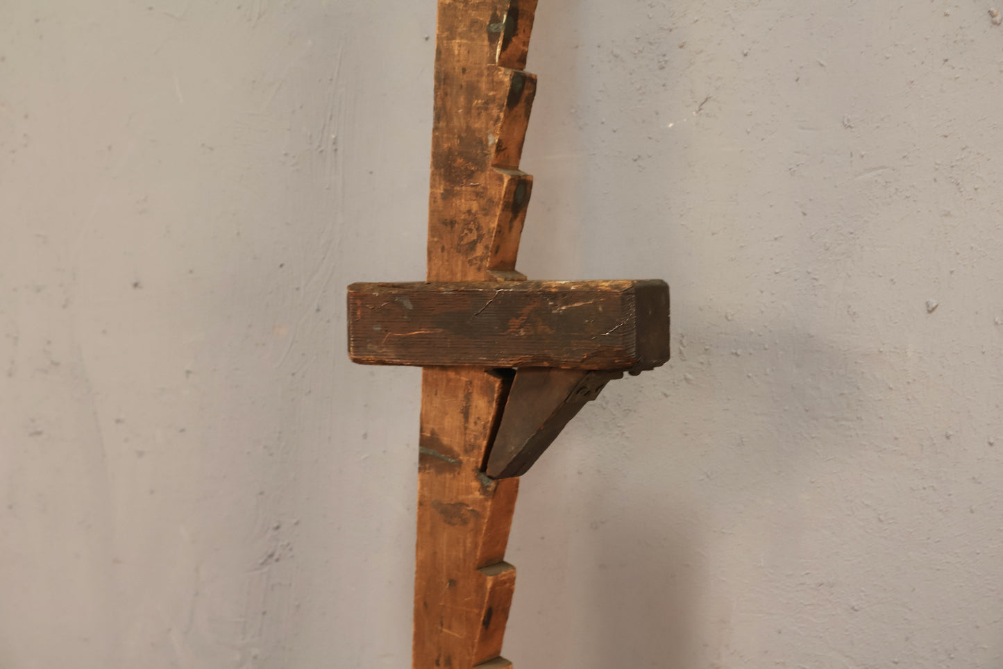 Large Rustic Wooden Clamp D