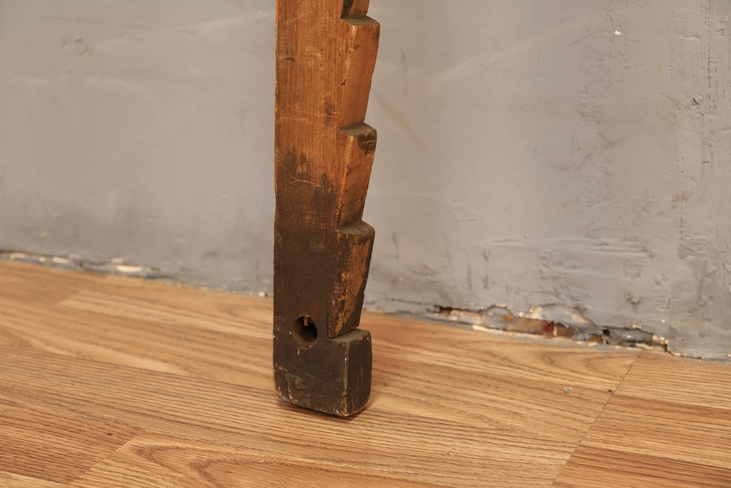 Large Rustic Wooden Clamp D