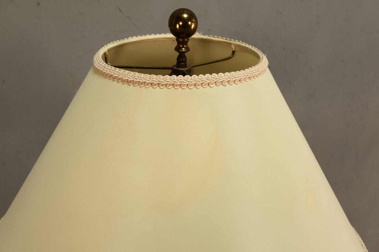 Orange Swirl Ceramic Table Lamp