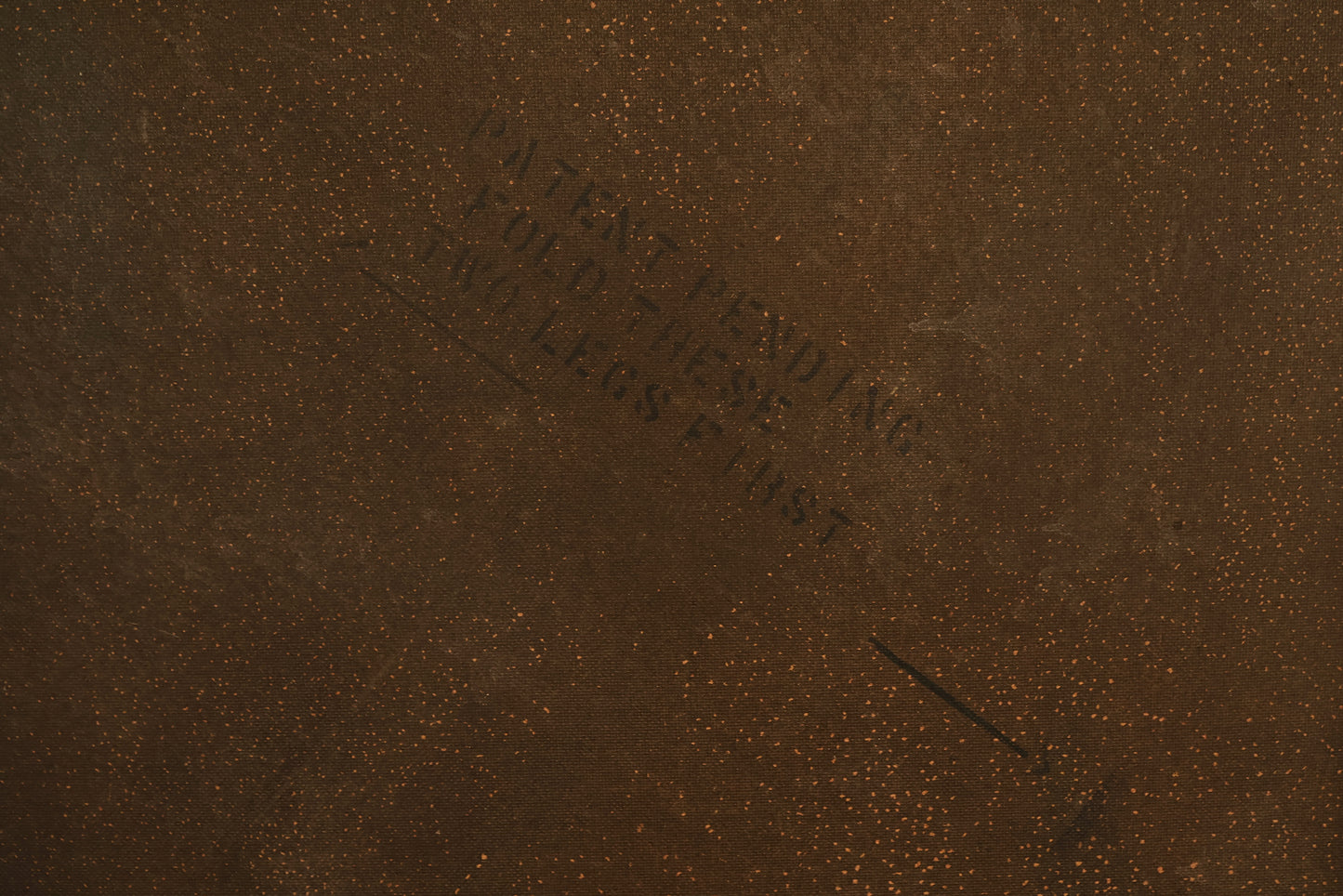 Mid Century Walnut & Vinyl Folding Card Table