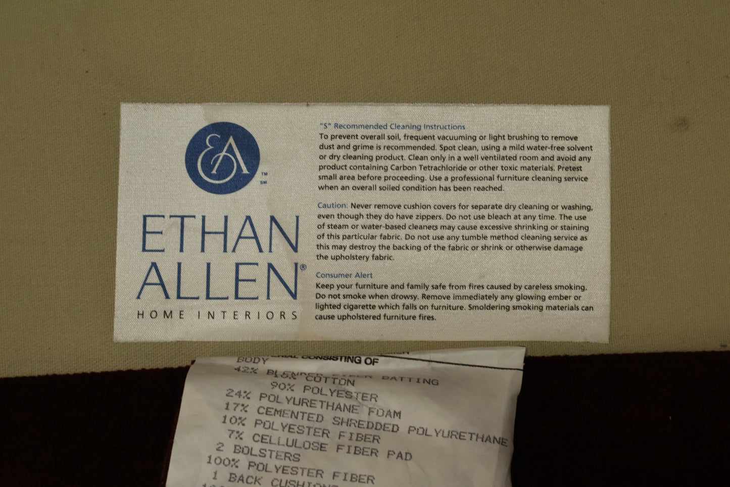 Maroon & Olive Velveteen Junior Loveseat - ONLINE ONLY