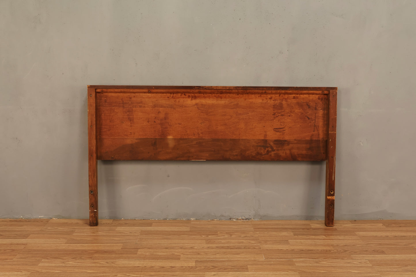 Simple Mid Century Walnut Full Headboard - ONLINE ONLY