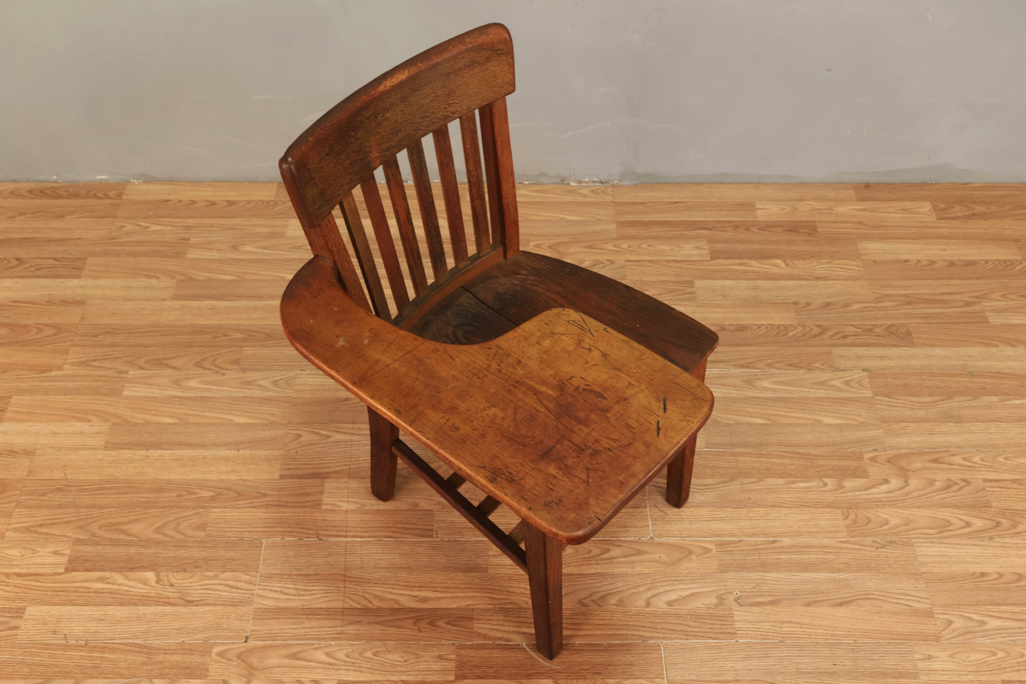 Antique Oak Schoolhouse Chair
