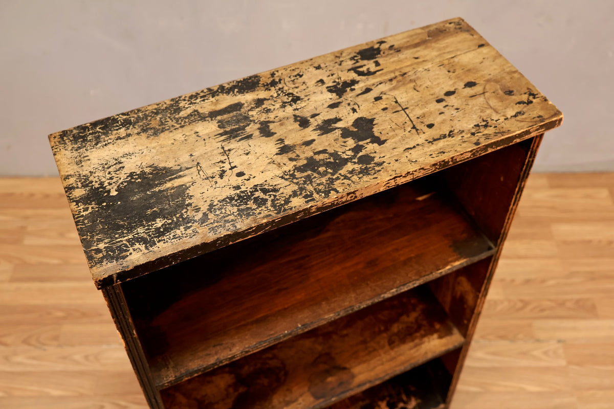 Distressed 3-Tier Bookshelf - ONLINE ONLY