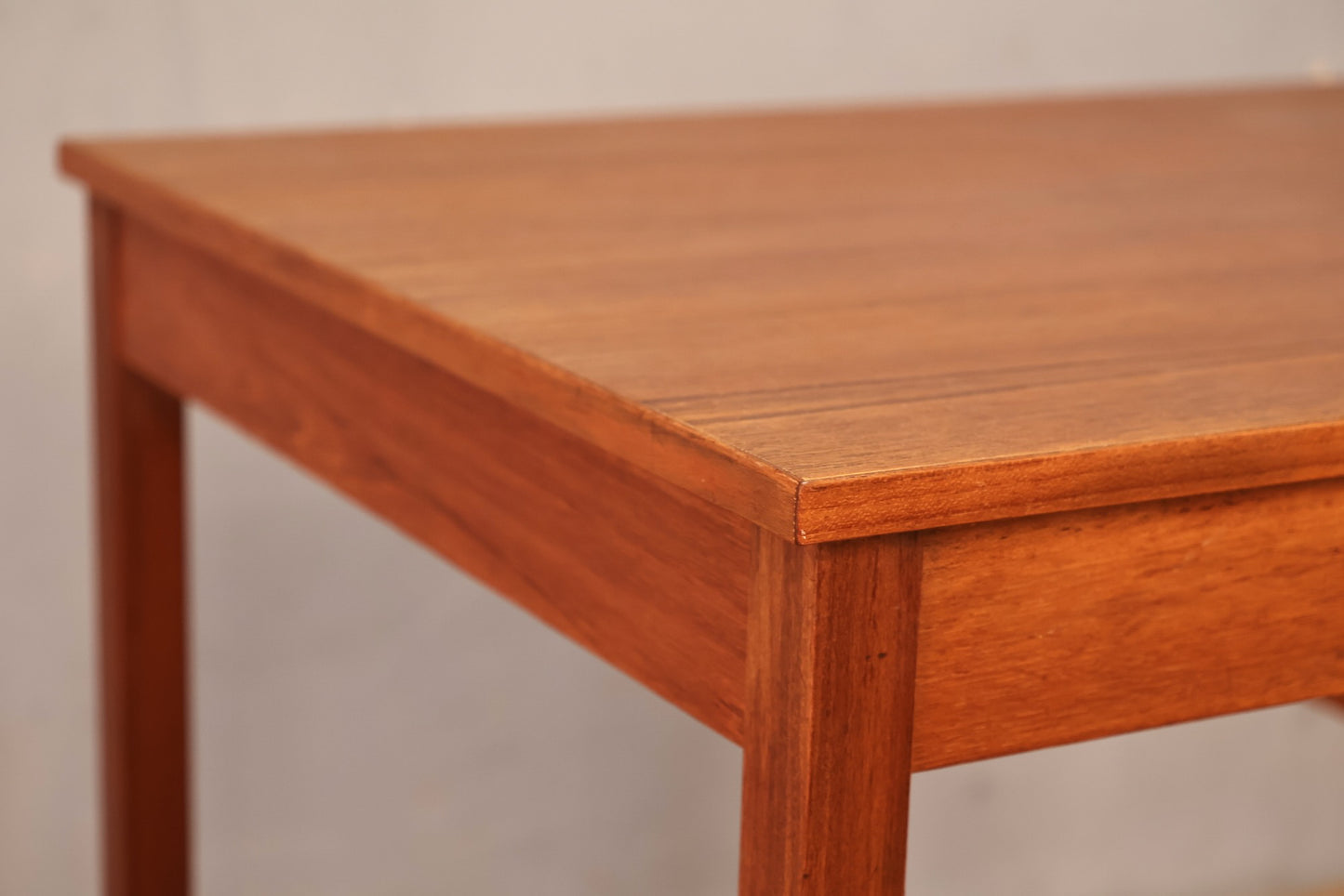 Compact Teak 2-Drawer Desk