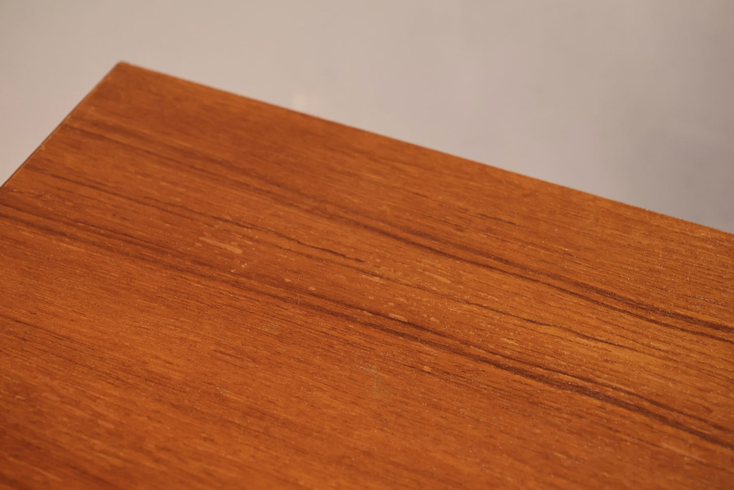 Compact Teak 2-Drawer Desk