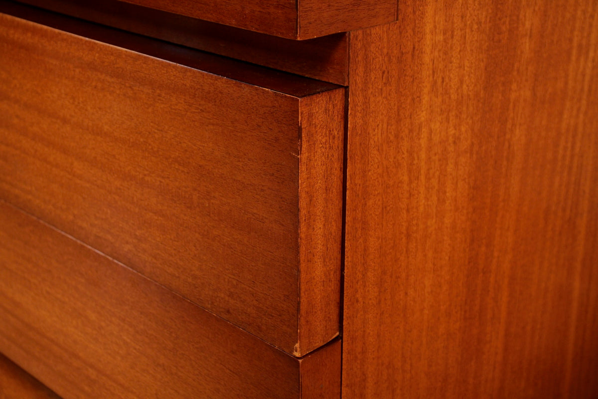 Mid Century Boxy 5-Drawer Bachelor's Chest