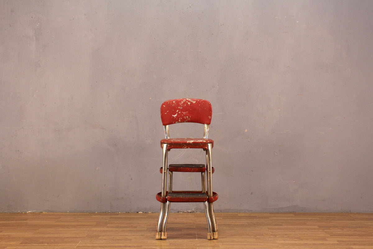 Cosco Red Vinyl Step Stool