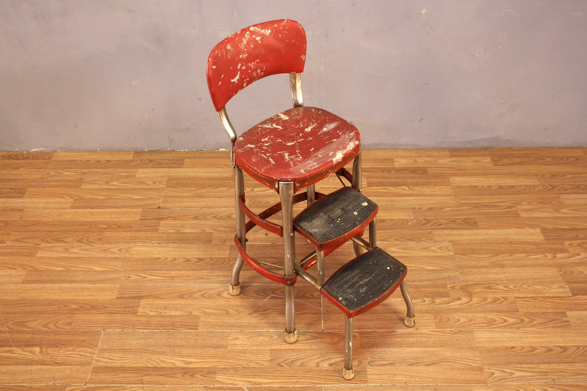 Cosco Red Vinyl Step Stool