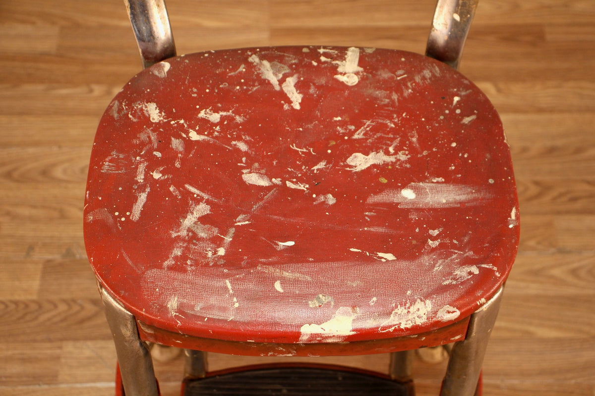 Cosco Red Vinyl Step Stool