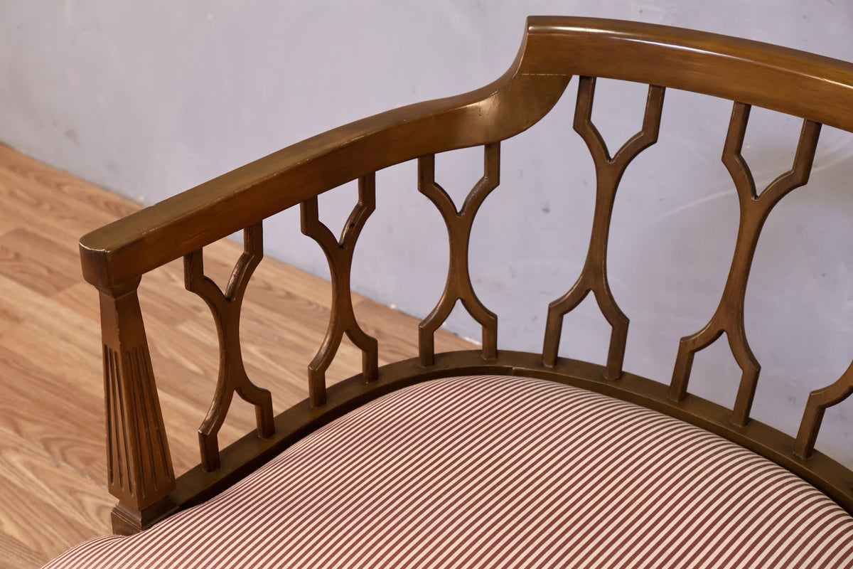 Regal Barrel-Back Accent Chair - ONLINE ONLY
