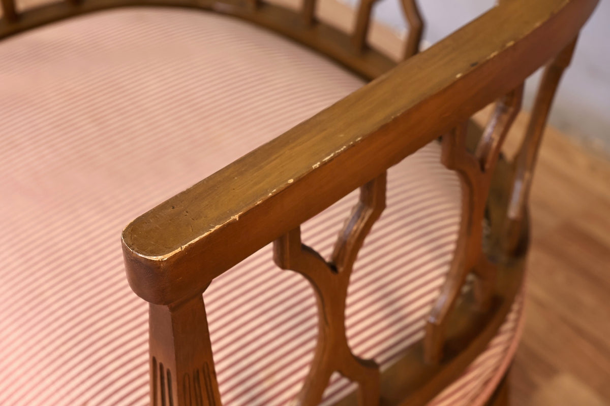 Regal Barrel-Back Accent Chair - ONLINE ONLY
