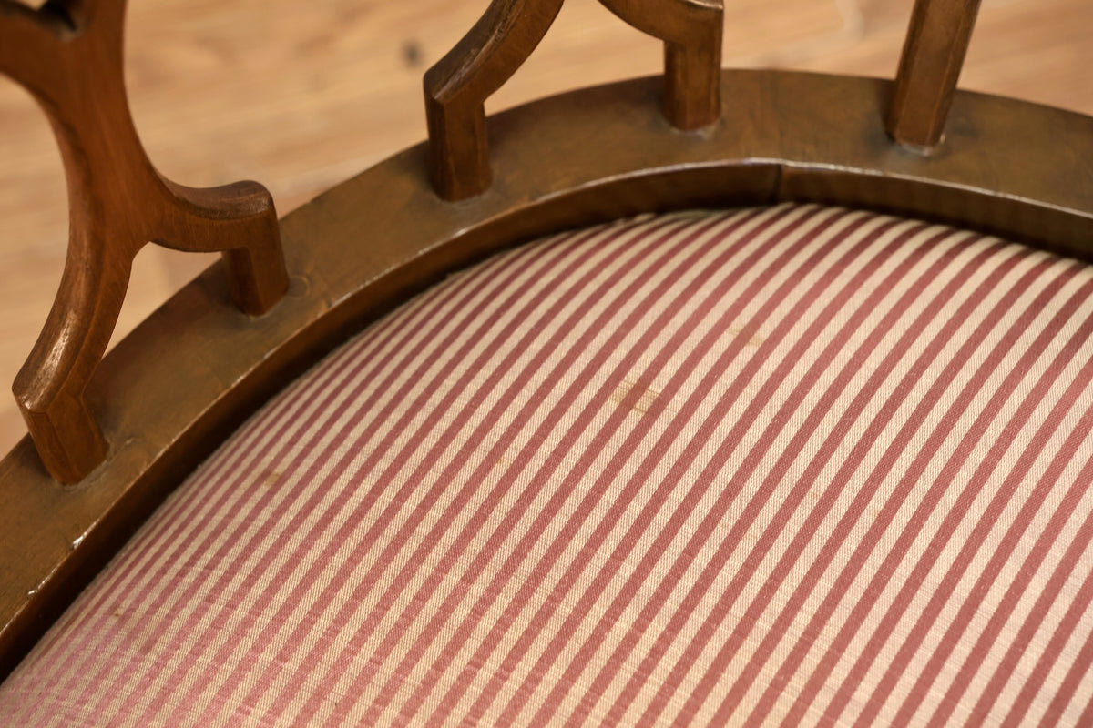Regal Barrel-Back Accent Chair - ONLINE ONLY
