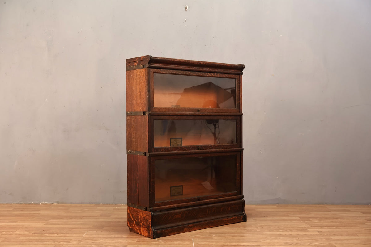 Globe-Wernicke 3-Tier Barrister Bookcase - ONLINE ONLY