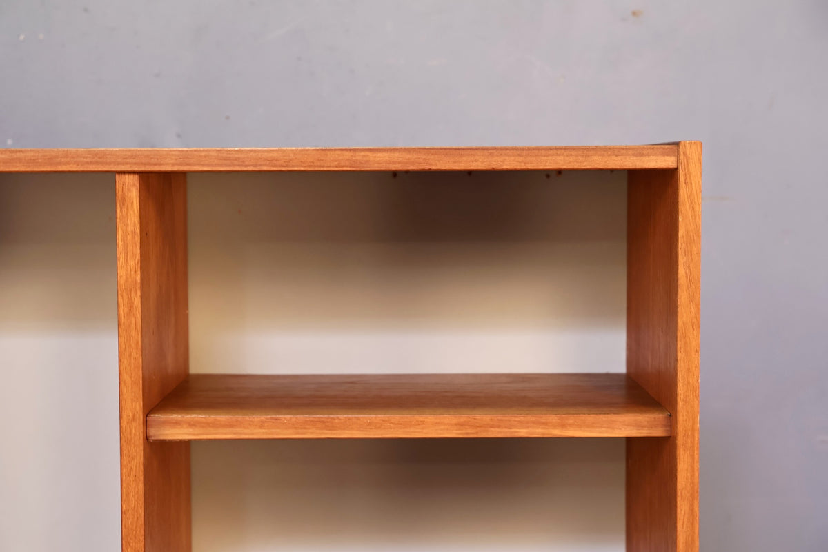 Danish Teak Shallow Drop-Front Wall Unit - ONLINE ONLY
