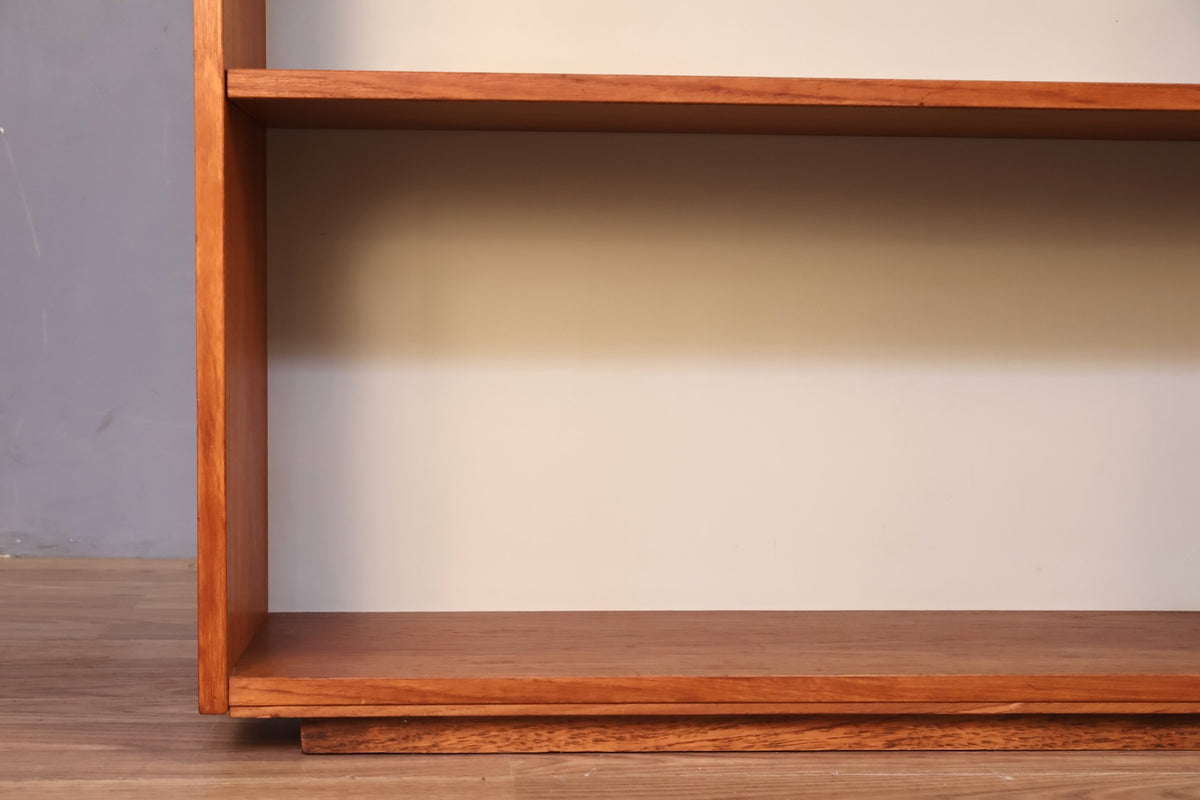 Danish Teak Shallow Drop-Front Wall Unit - ONLINE ONLY