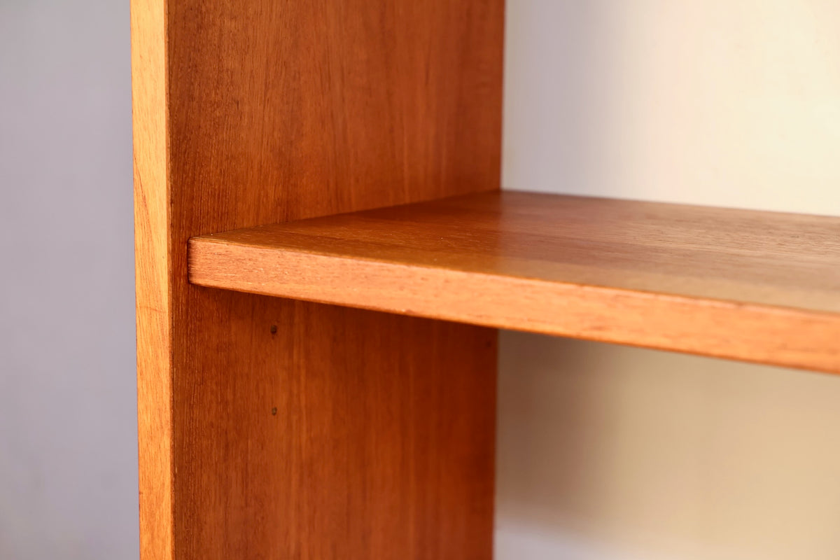 Danish Teak Shallow Drop-Front Wall Unit - ONLINE ONLY