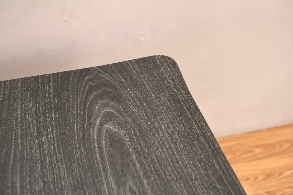 Atomic Gray Laminate Kitchen Table with Leaf - ONLINE ONLY