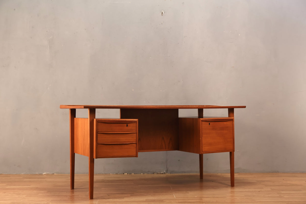 Peter Lovig Nielsen Teak Executive Desk