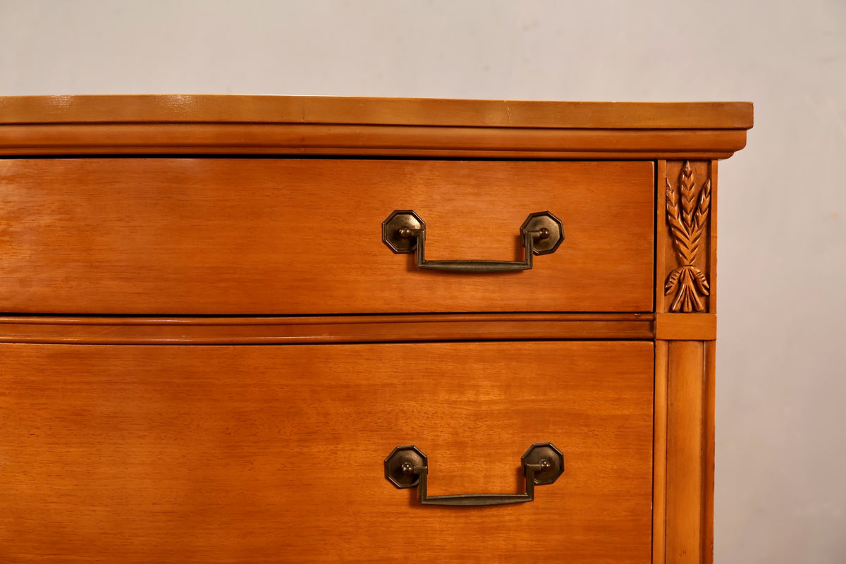 Huntley Maple 5-Drawer Highboy Dresser