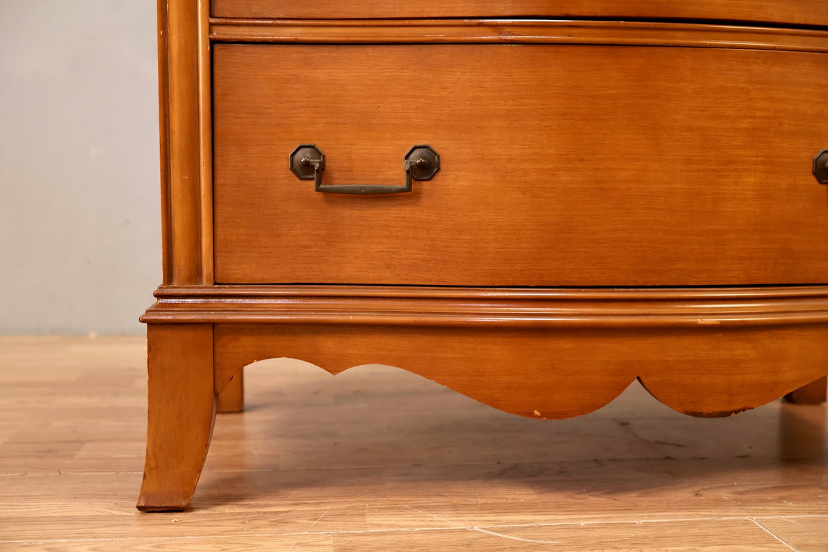 Huntley Maple 5-Drawer Highboy Dresser