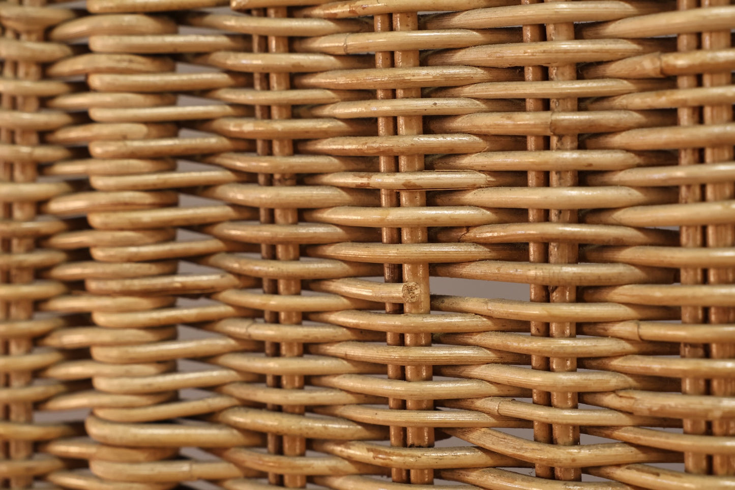 Mid Century Wicker & Iron Side Chair