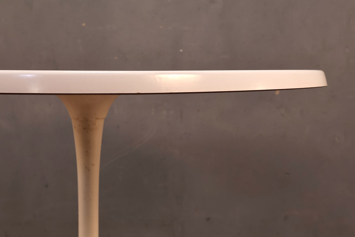 White Metal Tulip Dining Table - ONLINE ONLY