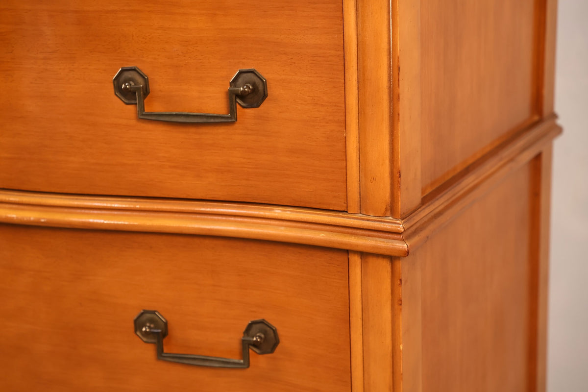 Huntley Maple 5-Drawer Highboy Dresser