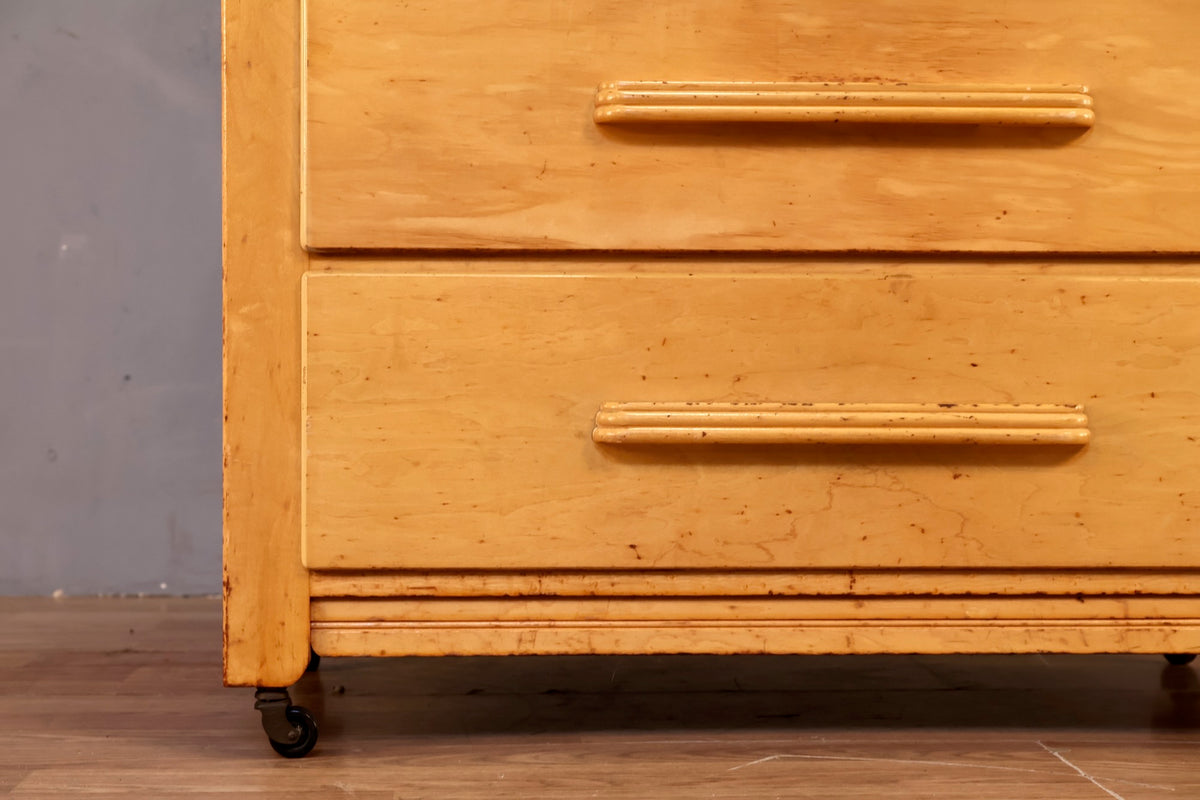 Compact Deco 5-Drawer Dresser