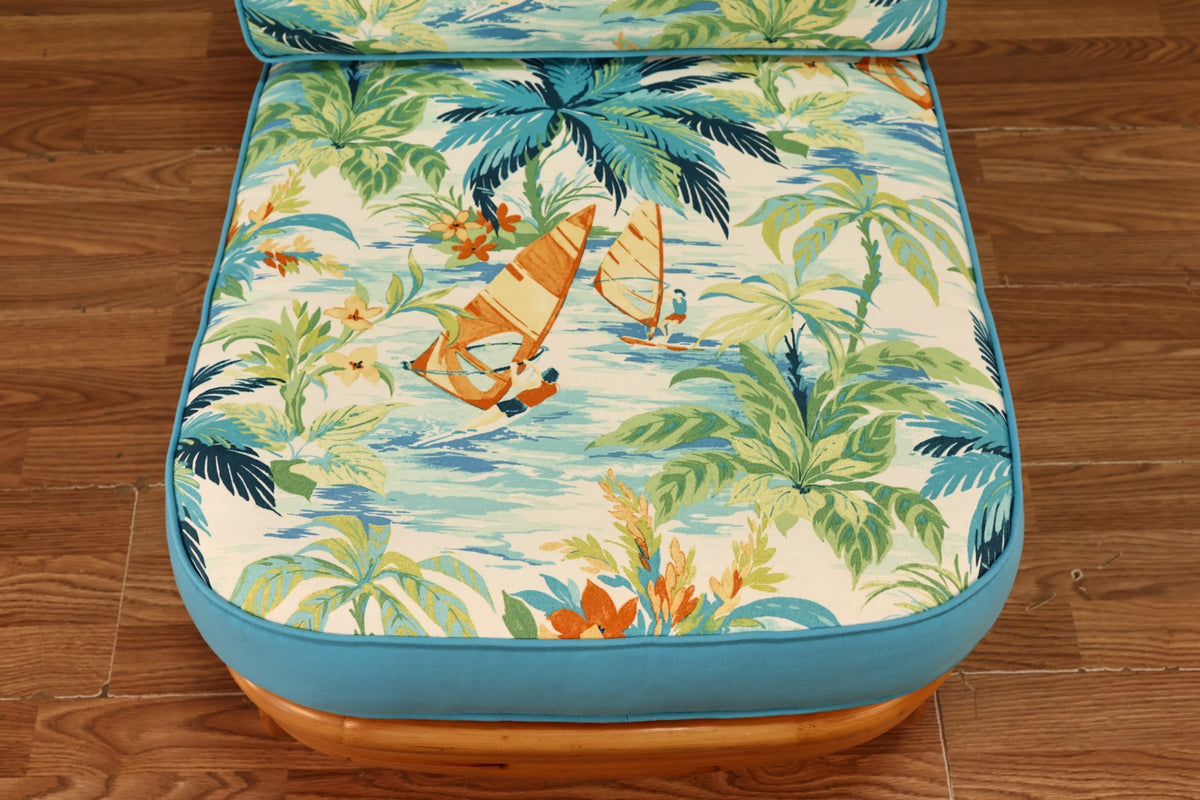 Bamboo "Summer Vacation" Slipper Chair - ONLINE ONLY