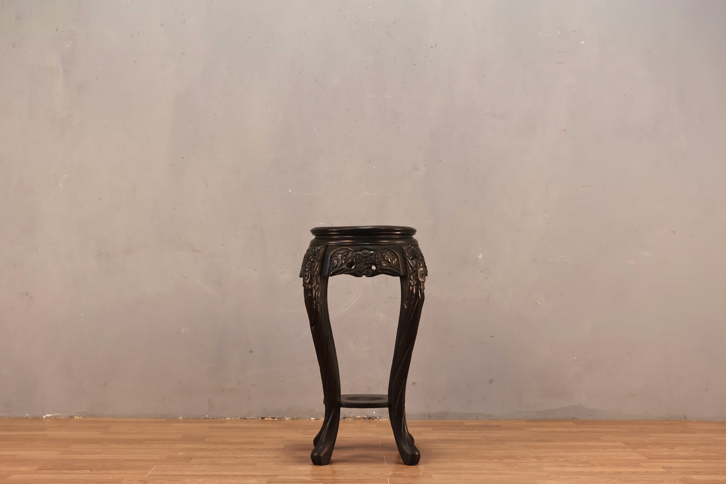 Chinese Hardwood Pedestal - ONLINE ONLY