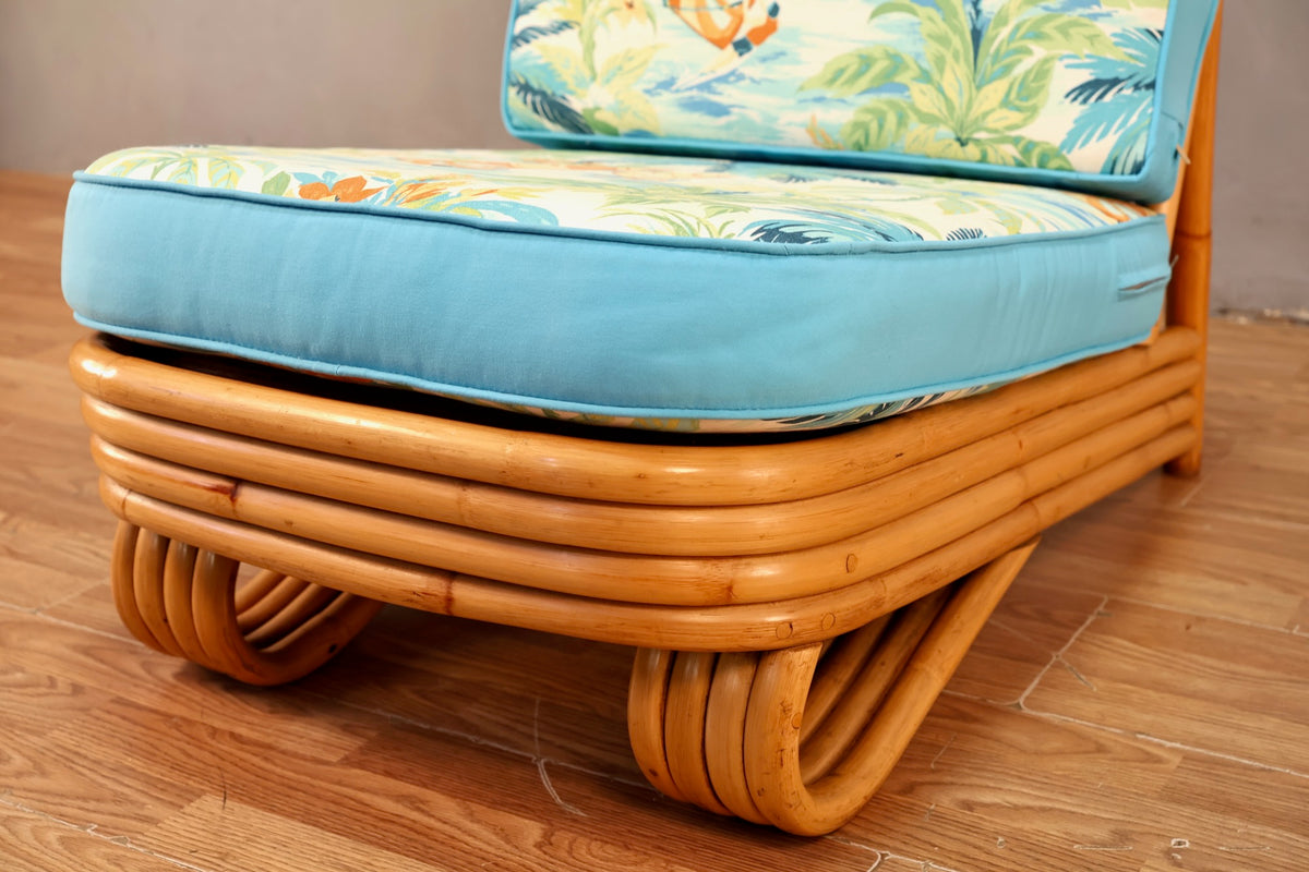 Bamboo "Summer Vacation" Slipper Chair - ONLINE ONLY