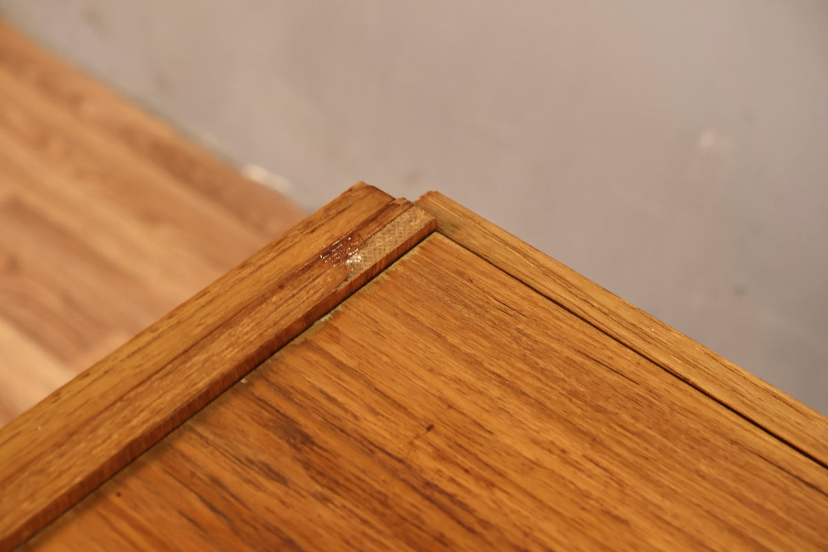 Teak 2-Drawer Expanding Media Console