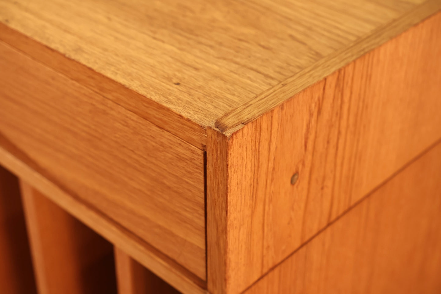 Teak 2-Drawer Expanding Media Console