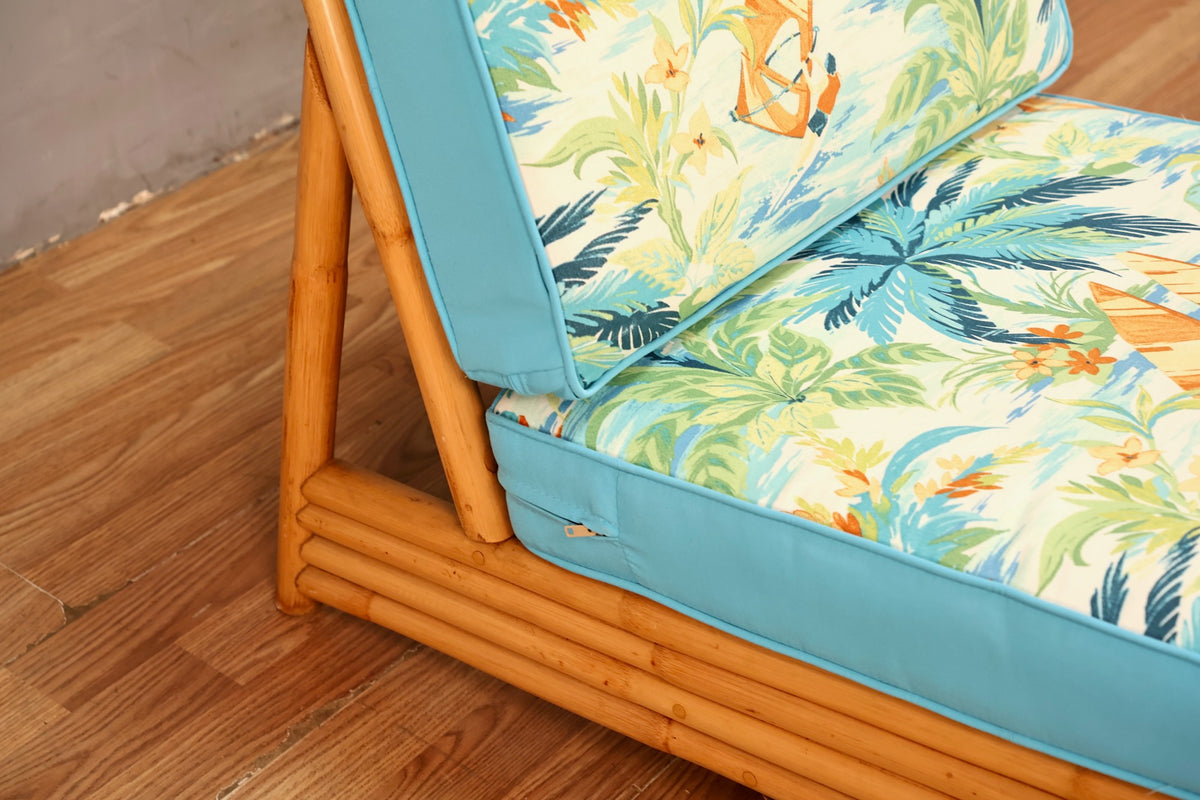 Bamboo "Summer Vacation" Slipper Chair - ONLINE ONLY