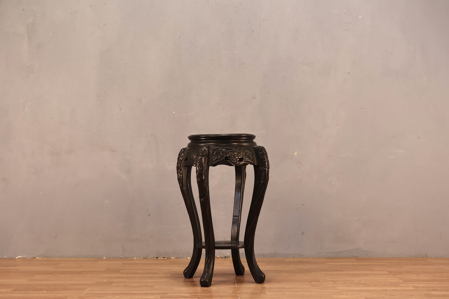 Chinese Hardwood Pedestal - ONLINE ONLY