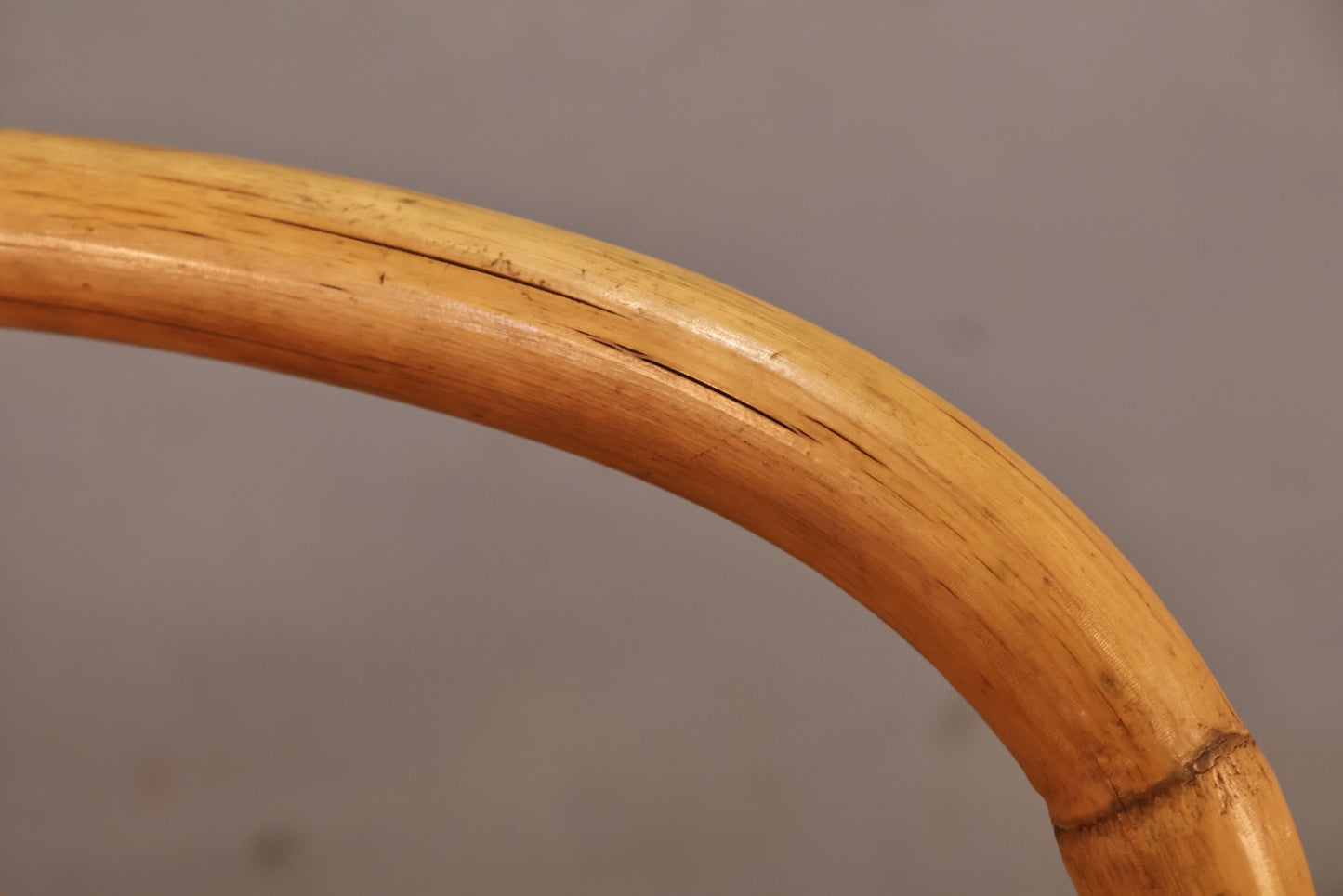 Mid Century Bamboo & Laminate Stepback Table