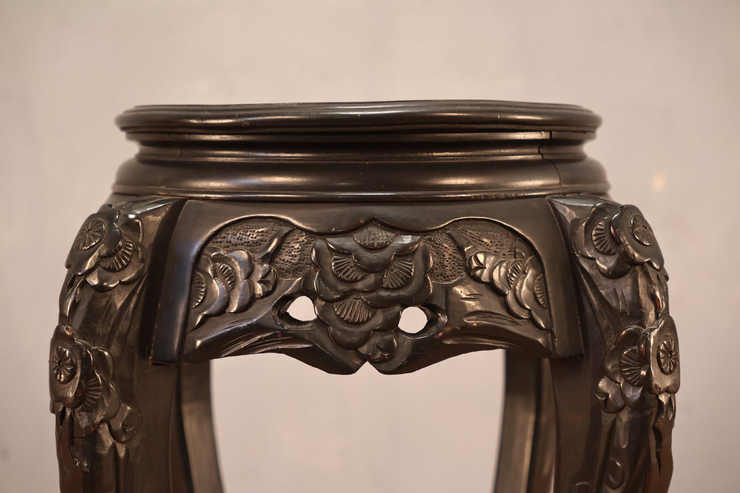 Chinese Hardwood Pedestal - ONLINE ONLY