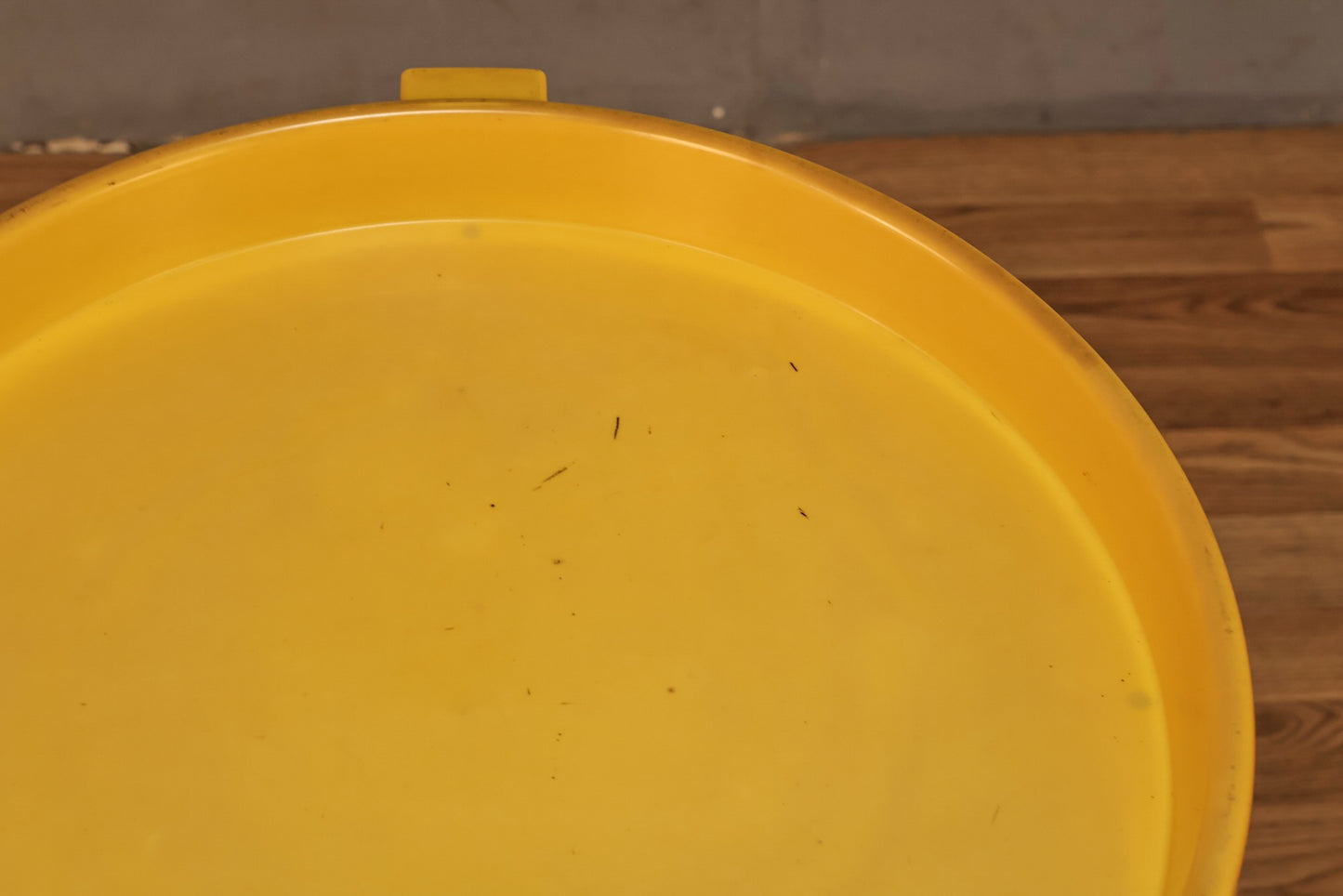 Yellow Plastic Rolling Caddy