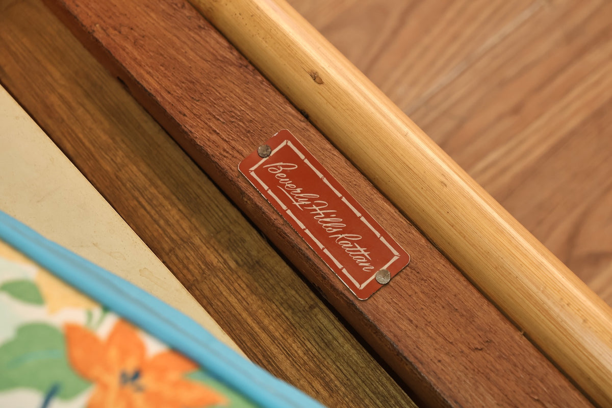 Bamboo "Summer Vacation" Slipper Chair - ONLINE ONLY