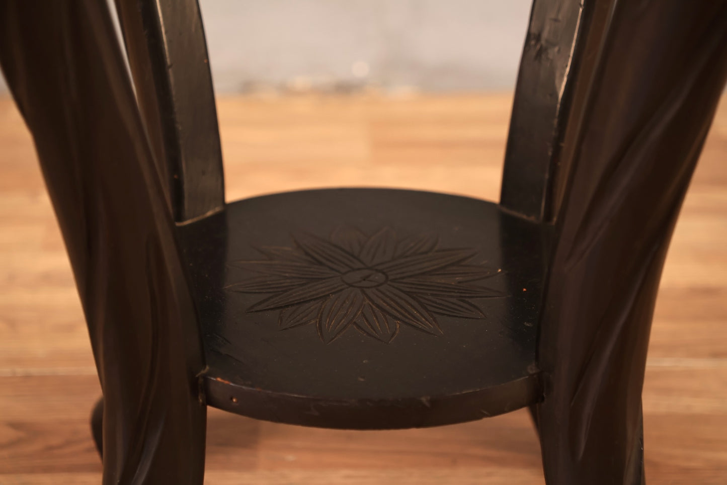 Chinese Hardwood Pedestal - ONLINE ONLY