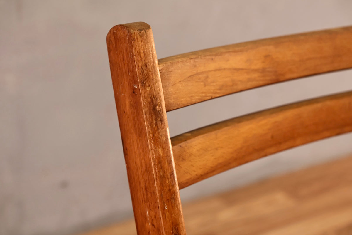 Rustic Slatted Folding Chair