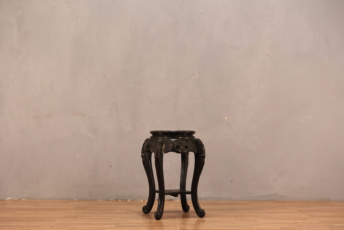 Chinese Hardwood Side Table - ONLINE ONLY