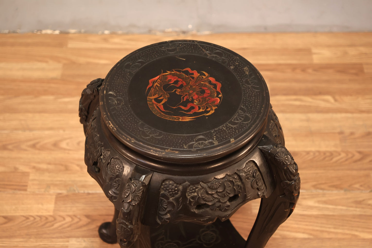 Chinese Hardwood Side Table - ONLINE ONLY